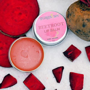 Beetroot lip balm