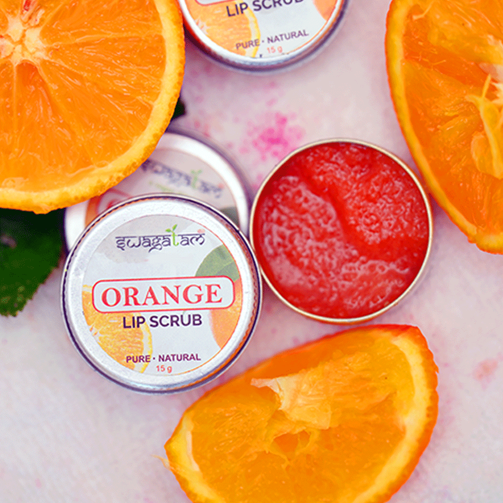 Orange Lip scrub