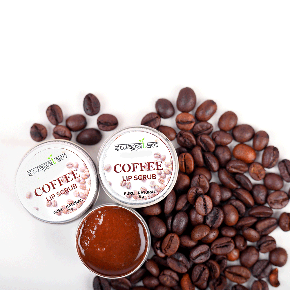 Coffee lip scrub